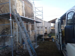 Chantier de maçonnerie - TBM Réno 86